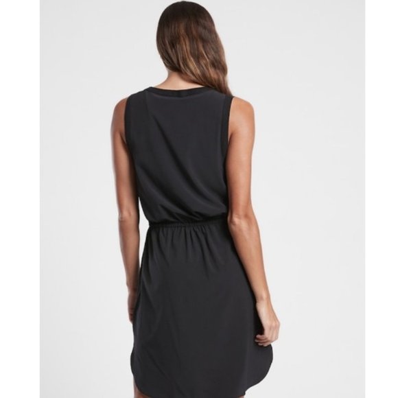 SOLD * Athleta Gray Rincon Mini Dress - Picture 3 of 7